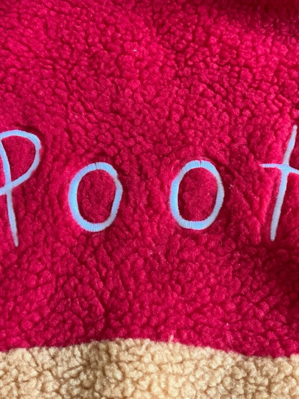 VTG Winnie the Pooh Halloween Costume Size 2-4 Disney Pullover 1 Piece with Hood